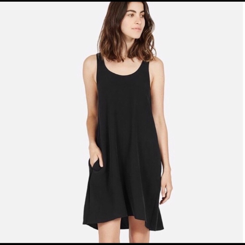 Silk tank dress